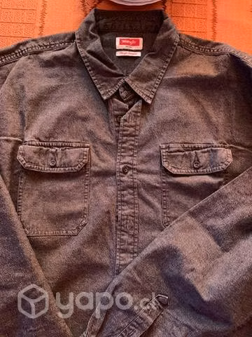 Camisa jeans wrangler talla 2XL