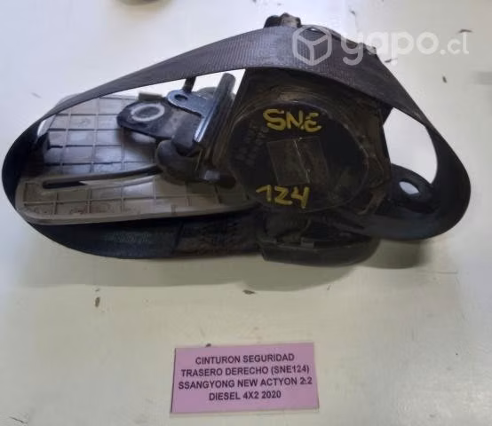 Cinturon Seguridad Trasero Derecho (SNE124) Ssangy