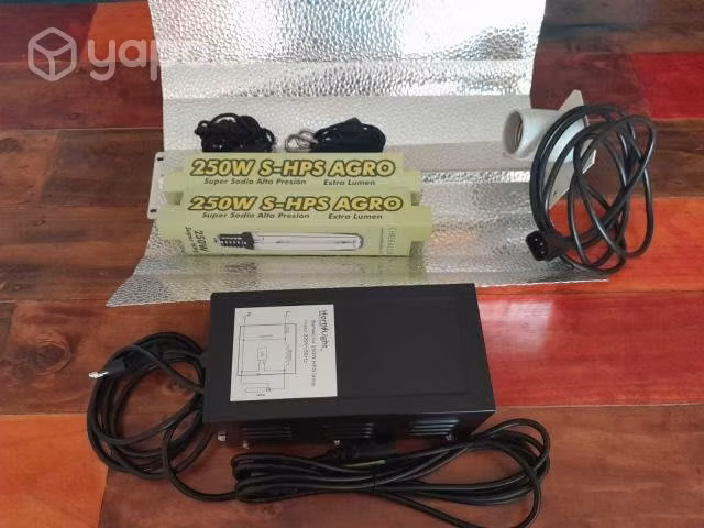 Kit iluminación indoor 250w (usado, buen estado)