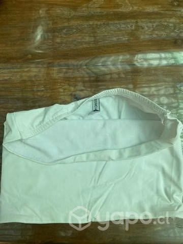 Top blanco mujer