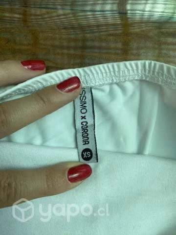 Top blanco mujer - Imagen 2