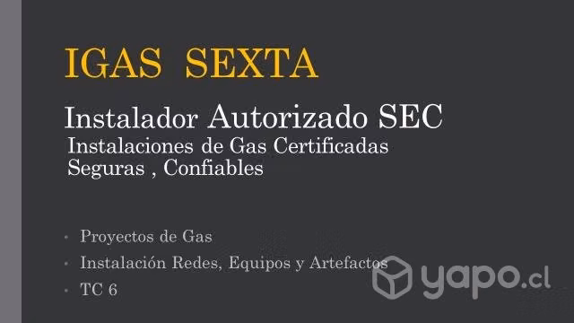 TC6 Instalaciones de Gas