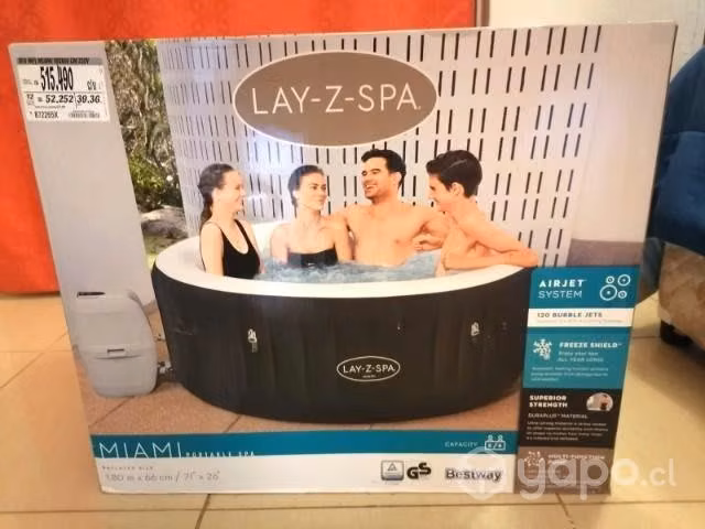 Spa inflable bestway LAY-Z-SPA miami airjet