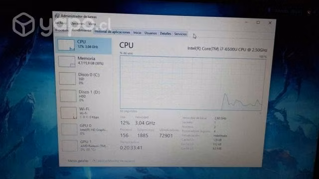 Notebook core i7 por renovación