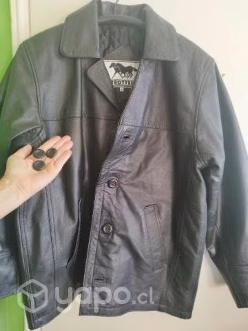 Chaqueta de cuero Trotter talla S corte normal
