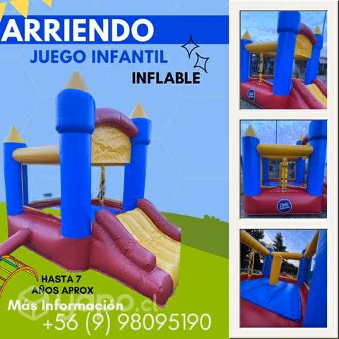 Se arrienda juego inflable