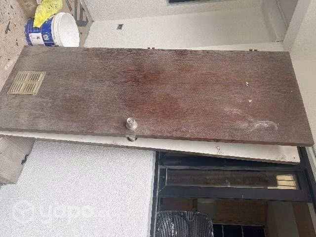 Puerta terciado antigua