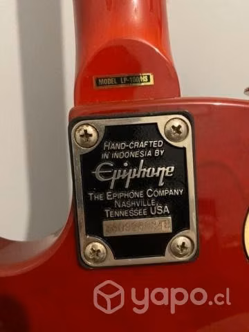 Guitarra eléctrica Les Paul EpiPhone LP100 Cherry