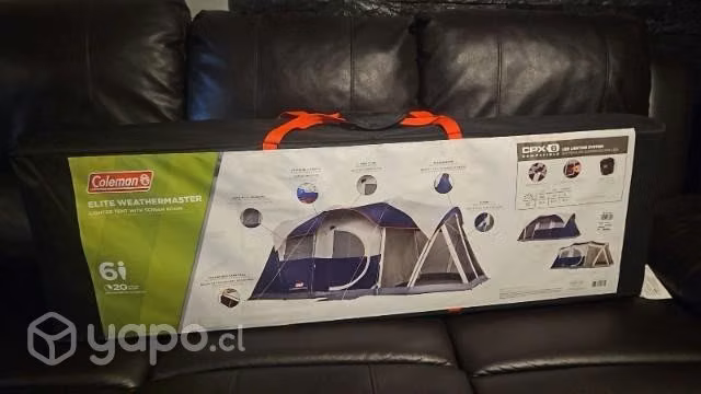 Carpa coleman elite weathermaster 6p sellada