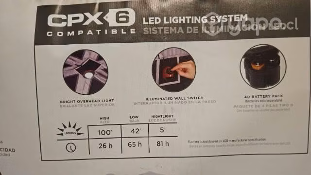 Carpa coleman elite weathermaster 6p sellada