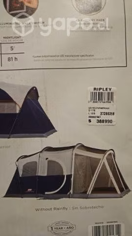 Carpa coleman elite weathermaster 6p sellada