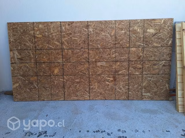 2 planchas OSB 9.5 mm espesor