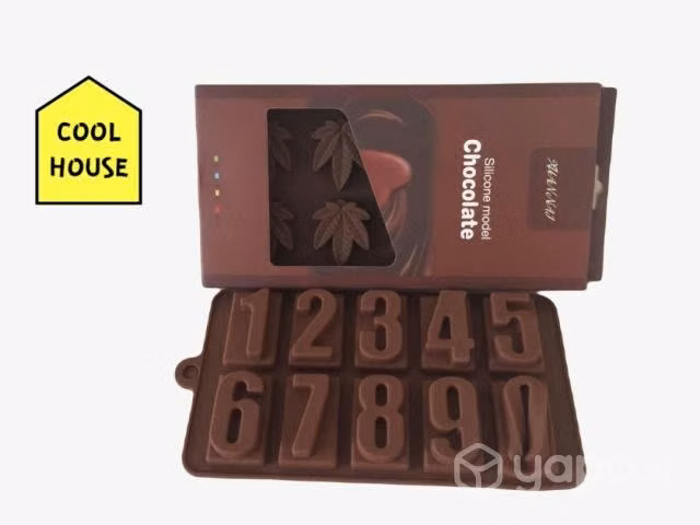 Molde de reposteria con diseño de numero