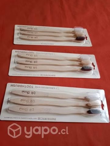 Cepillos de bambú cerdas suaves compostables - Imagen 3