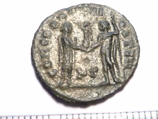 Moneda Romana Del Emperador Maximianus, 295-299 D