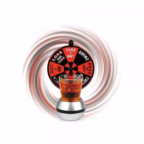 Juego de ruleta vaso shot