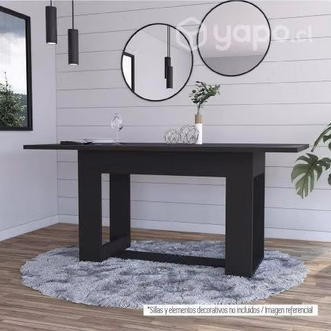 Mesa de comedor 74x85x90 cm wengué