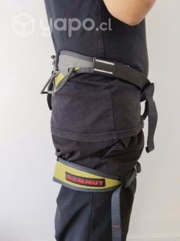 Arnés de escalada deportiva.