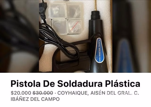 Herramienra de soldar plástico