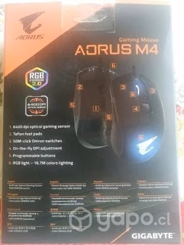 Mouse gigabyte aorus m4 rgb 2.0 - Imagen 2