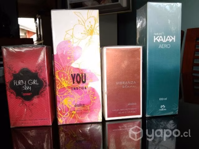Perfumes Esika y Natura desde 9500 hasta 15500