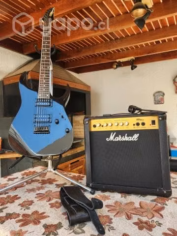 Guitarra Electrica ibanez Gio + 01 amp. Marshall