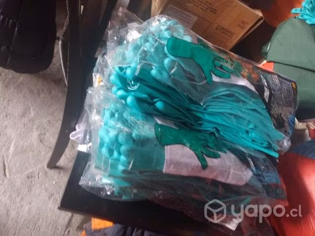 Guantes nitrilo verde