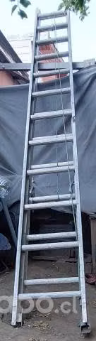 Escalera, 24 peldaños 7.3 mts Aluminio