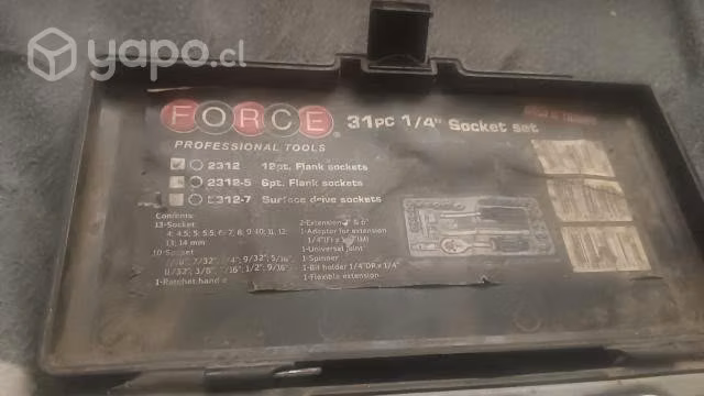 Juego de dados force 3/4