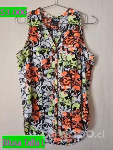 Blusa sin mangas