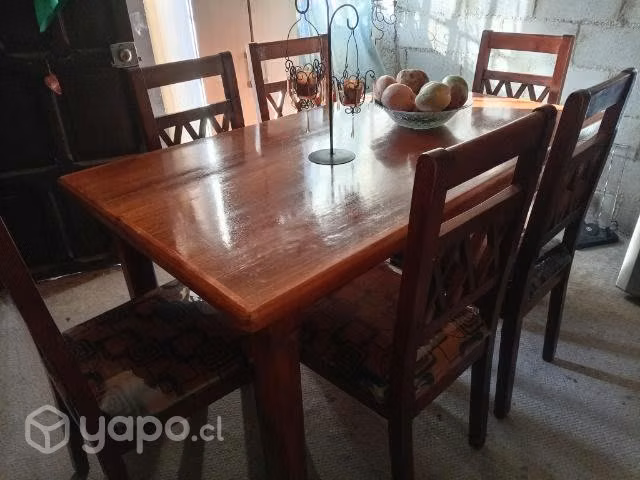Comedor 6 sillas con detalle - Imagen 4