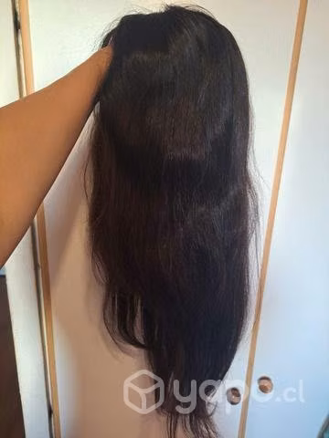 Peluca 26" cabello humano castaño oscuro $200.000 - Imagen 4