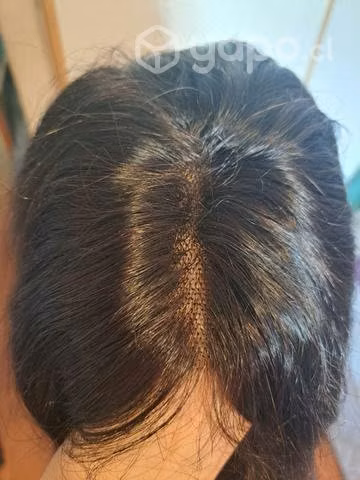 Peluca 26" cabello humano castaño oscuro $200.000 - Imagen 3