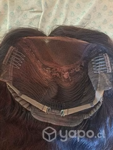 Peluca 26" cabello humano castaño oscuro $200.000 - Imagen 6