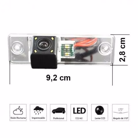 Camara Retroceso 4 Leds Toyota 4Runner 02-10 Fortu
