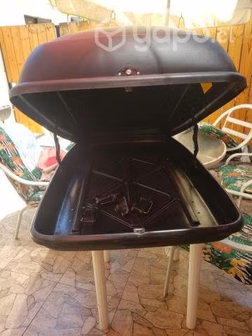 Caja Portaequipaje Negro Alpinblau poco uso