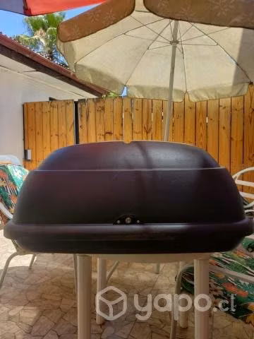 Caja Portaequipaje Negro Alpinblau poco uso