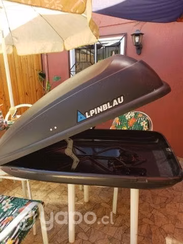 Caja Portaequipaje Negro Alpinblau poco uso