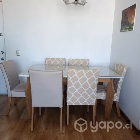 Comedor 6 sillas home mobili