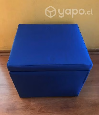 Puff baúl azul
