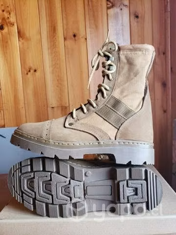 Bota cuero ocre fabricación chilena