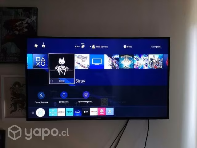 Televisor smart Samsung 43" full HD 3 meses de uso