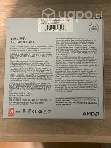 Procesador ryzen 5 5600G totalmente nuevo