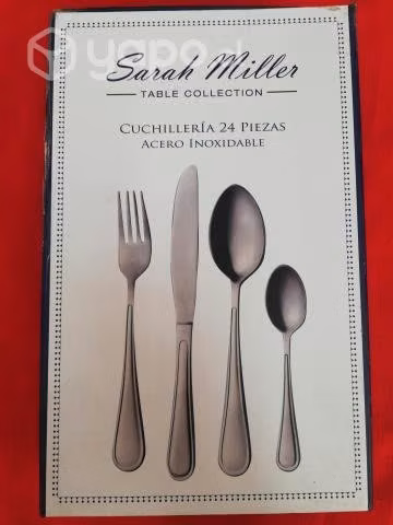 Cubiertos finos, elegantes, gruesos, Sarah Miller