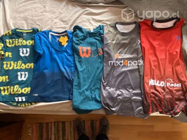 Poleras de pádel nuevas.