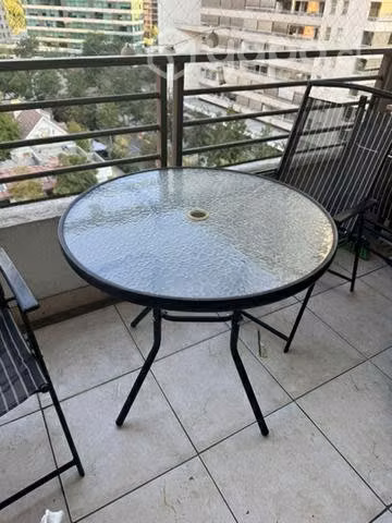 Temporada terraza Mesa con 4 sillas