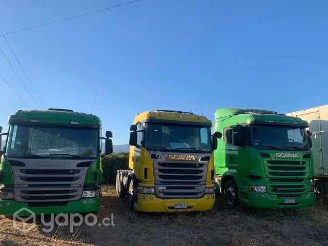 Líquido y Permuto Tractos Scania y Bateas