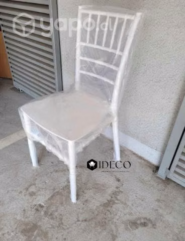 Nuevas sillas chiavari Blancas de polipropileno - Imagen 3