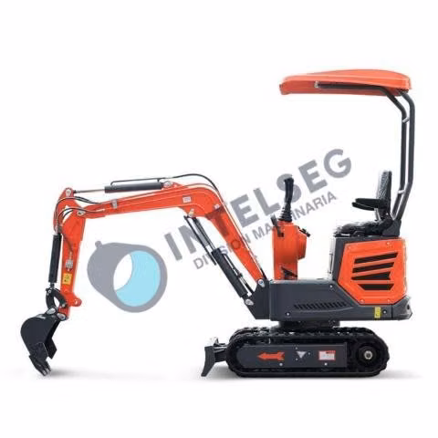 Mini excavadora 1200k motor koop intvtw-12 plus
