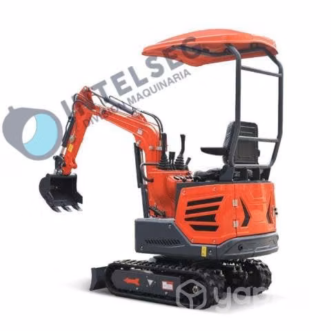 Mini excavadora 1200k motor koop intvtw-12 plus